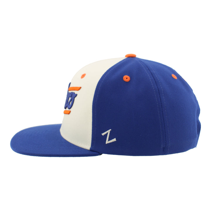 Edmonton Oilers Zephyr Cream & Blue Alternate Logo Official Snapback Hat
