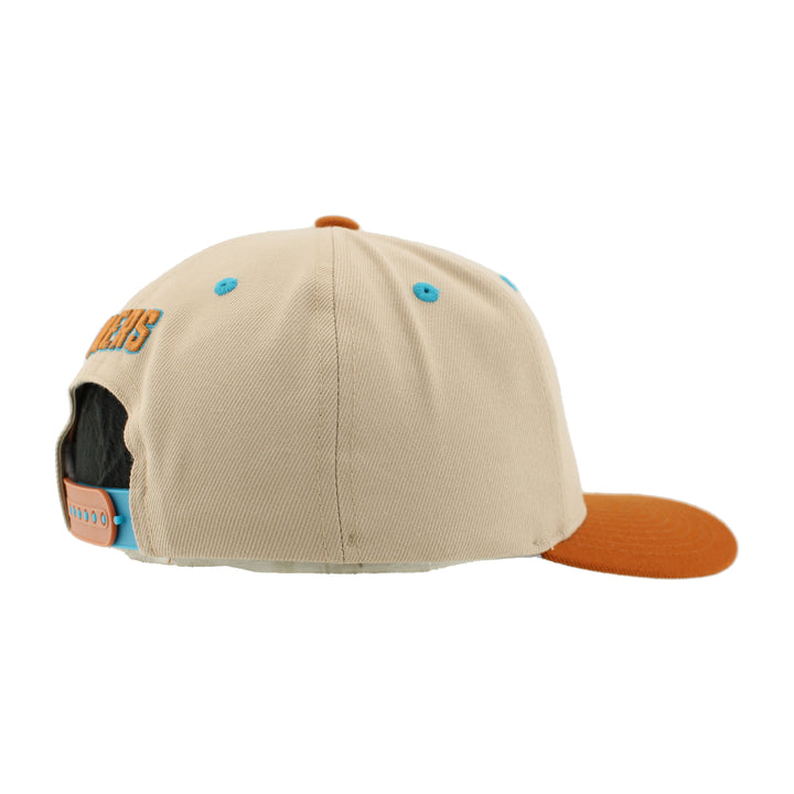 Edmonton Oilers Zephyr Cream & Copper Jamoca Almond Snapback Hat
