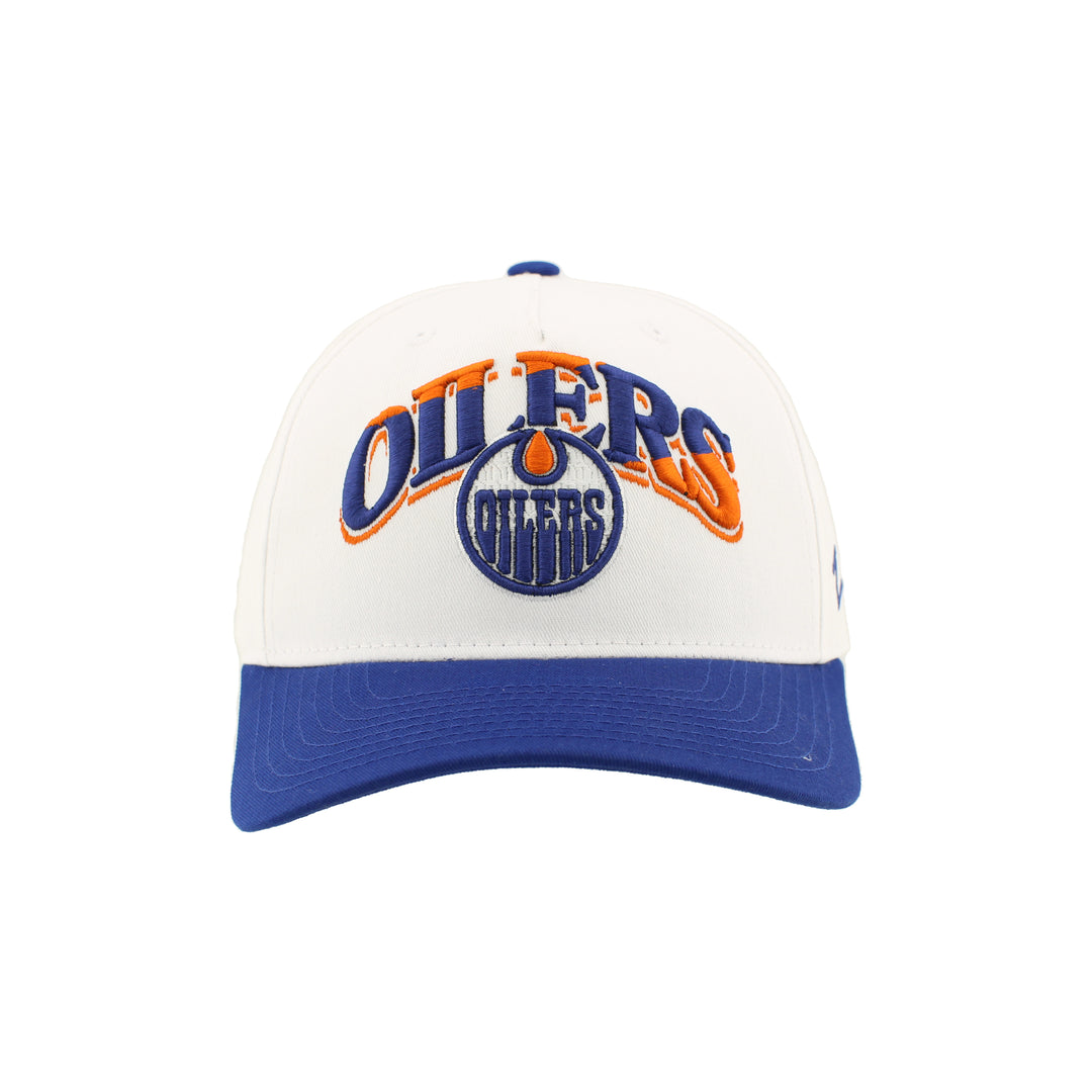 Edmonton Oilers Zephyr District White Snapback Hat