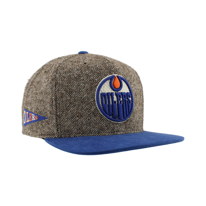 Edmonton Oilers Zephyr Grey Ritzy Snapback Hat