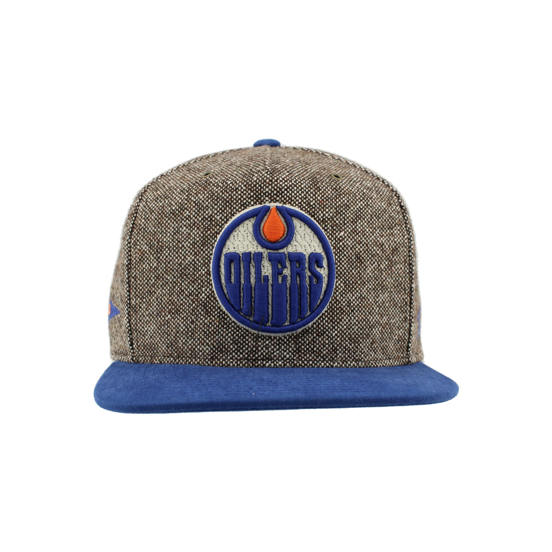 Edmonton Oilers Zephyr Grey Ritzy Snapback Hat