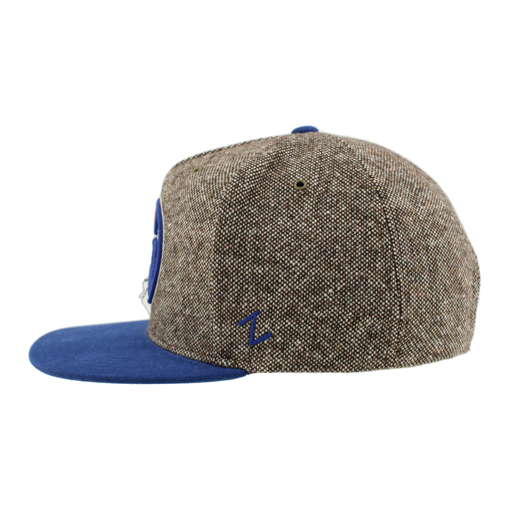 Edmonton Oilers Zephyr Grey Ritzy Snapback Hat