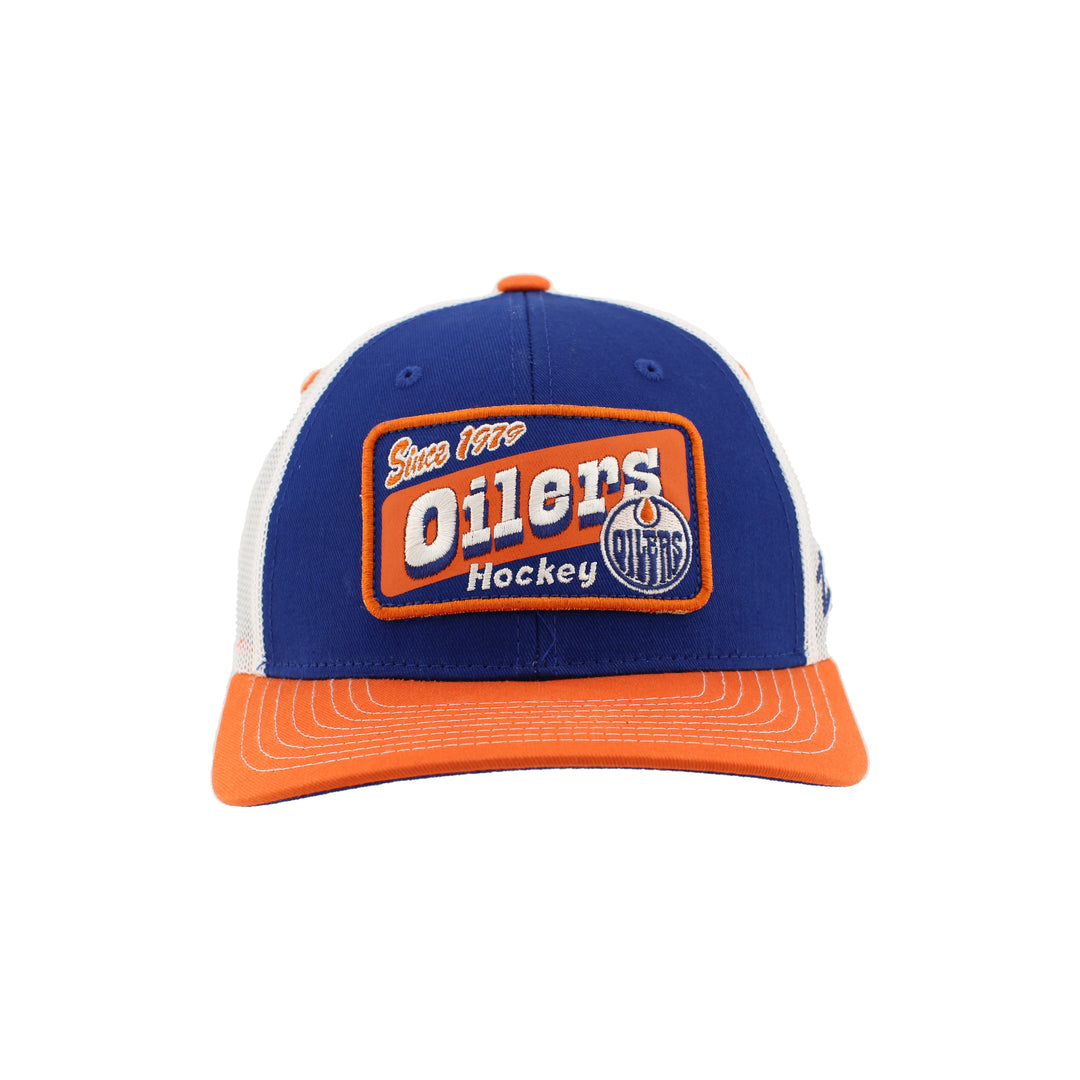 Edmonton Oilers Zephyr Royal Billboard Snapback Hat