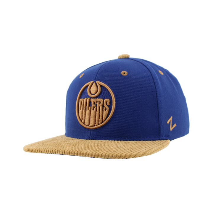Edmonton Oilers Zephyr Royal Cozyruss Snapback Hat