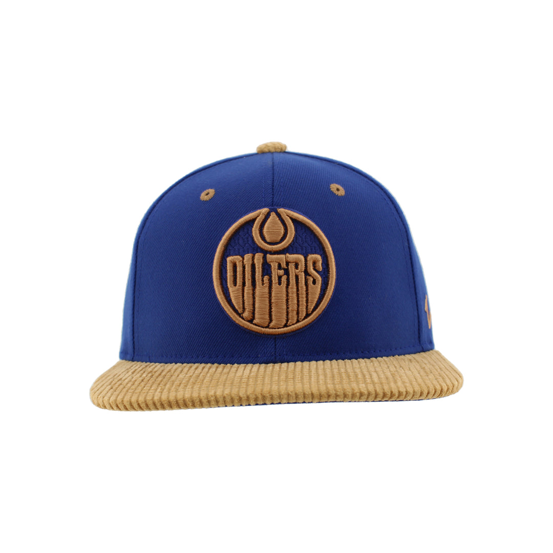Edmonton Oilers Zephyr Royal Cozyruss Snapback Hat