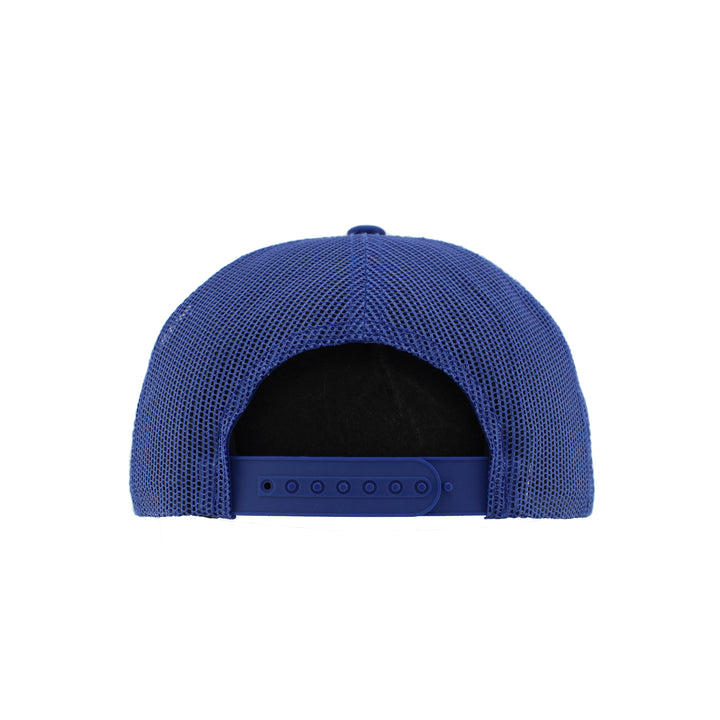 Edmonton Oilers Zephyr Royal Dassie Puff Snapback Hat