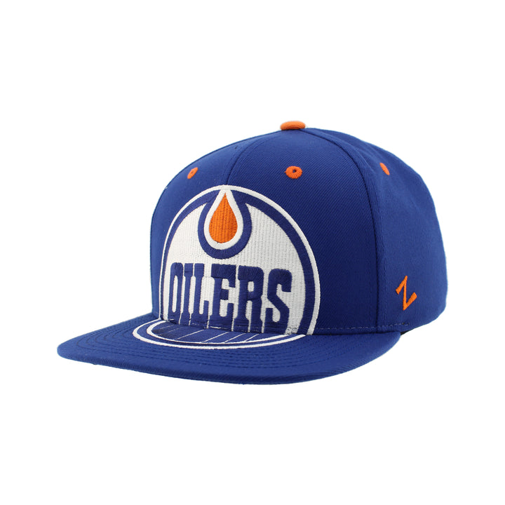 Edmonton Oilers Zephyr Royal Menace Snapback Hat