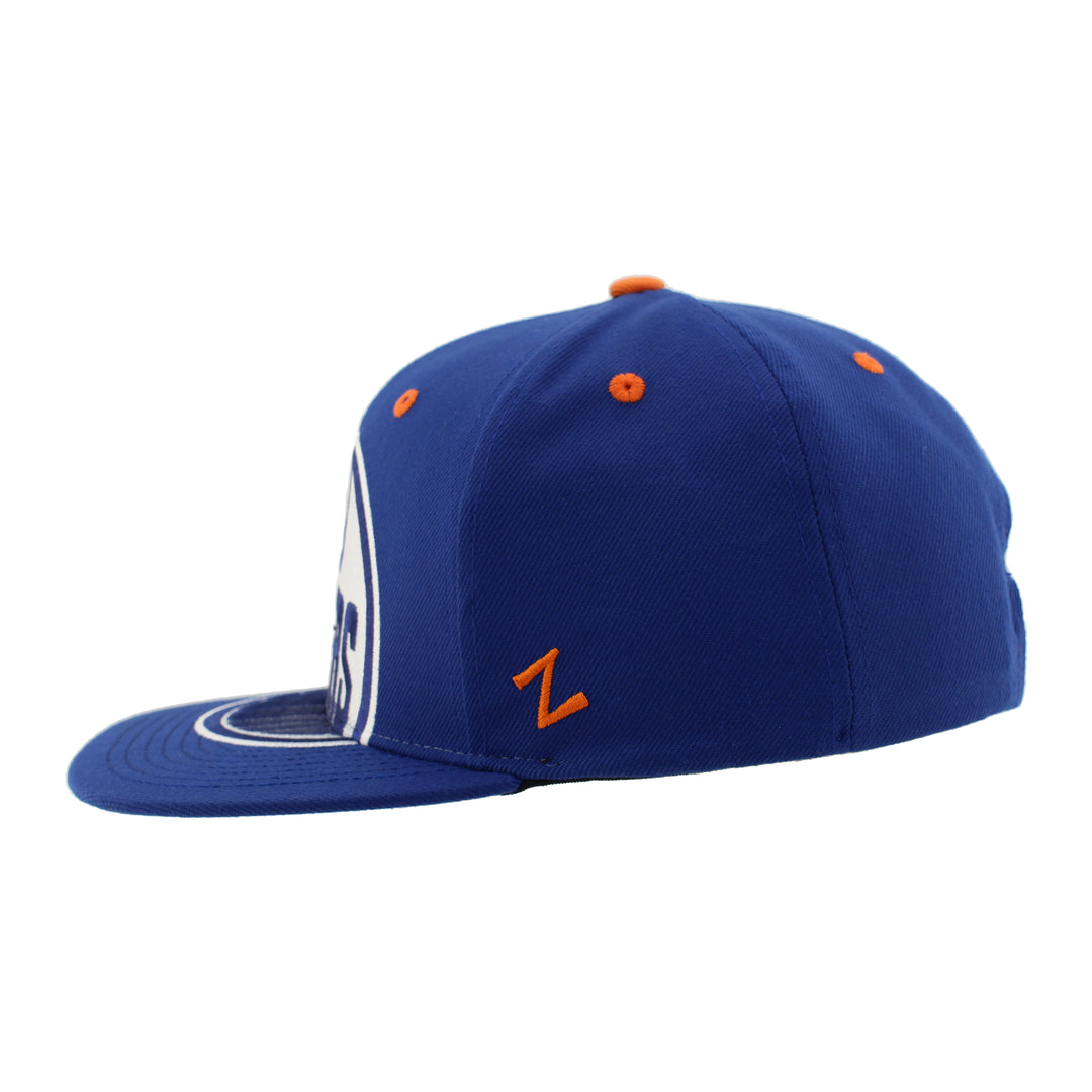 Edmonton Oilers Zephyr Royal Menace Snapback Hat