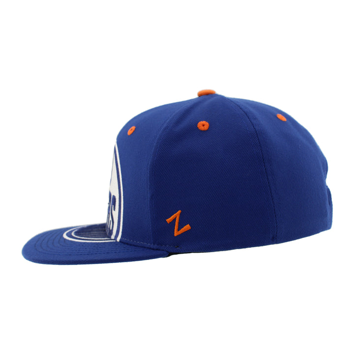 Edmonton Oilers Zephyr Royal Menace Snapback Hat