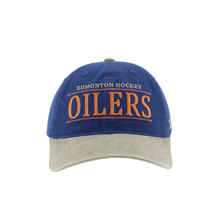Edmonton Oilers Zephyr Royal Mentor Adjustable Hat
