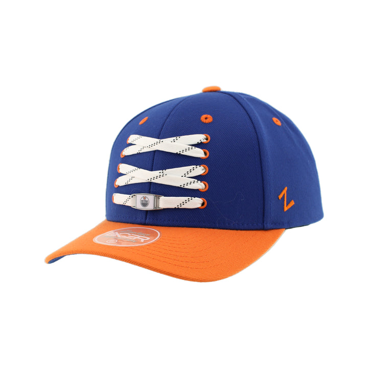 Edmonton Oilers Zephyr Royal Original Lacer Snapback Hat