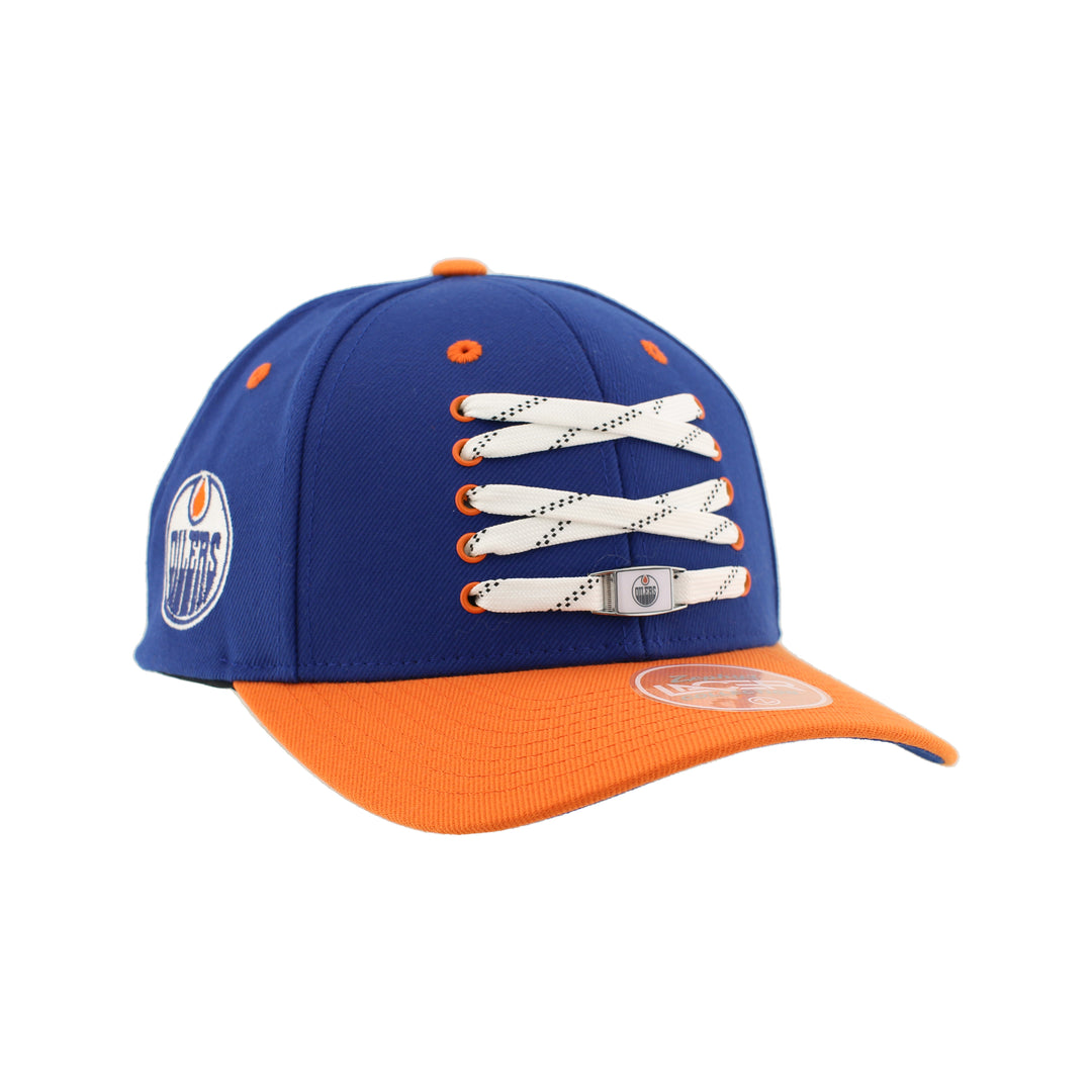Edmonton Oilers Zephyr Royal Original Lacer Snapback Hat