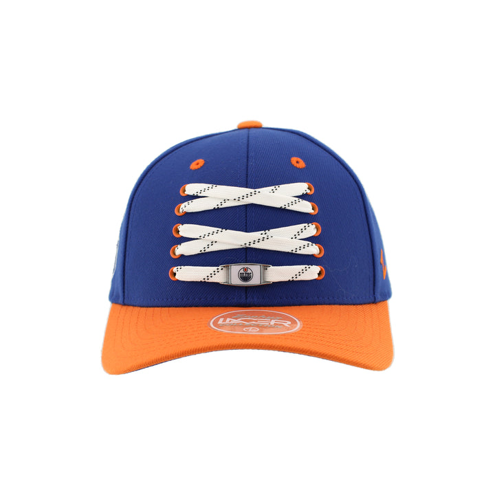 Edmonton Oilers Zephyr Royal Original Lacer Snapback Hat