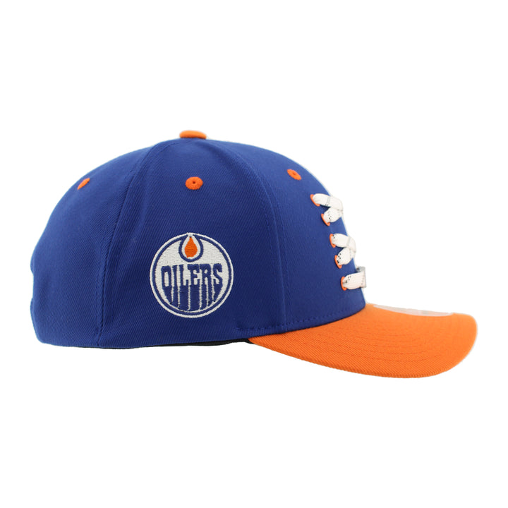 Edmonton Oilers Zephyr Royal Original Lacer Snapback Hat