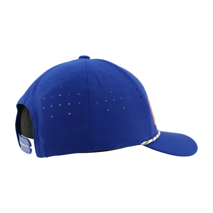 Edmonton Oilers Zephyr Royal Rope Cross-Check Snapback Hat