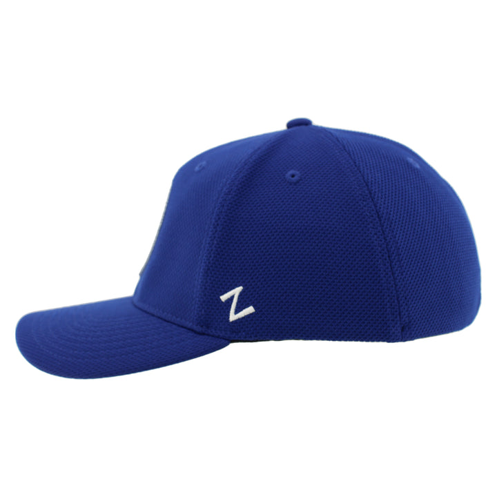 Edmonton Oilers Zephyr Royal Silvery Flex Hat