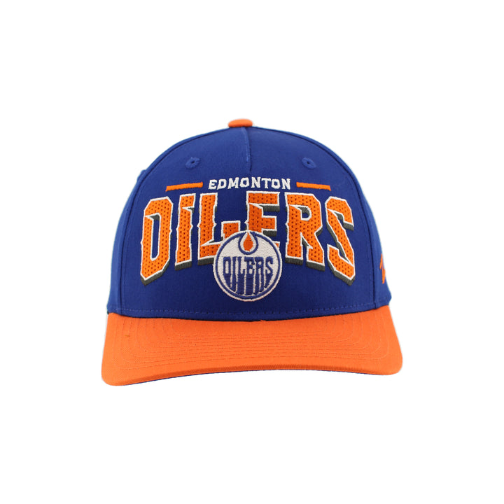 Edmonton Oilers Zephyr Royal Westward Snapback Hat