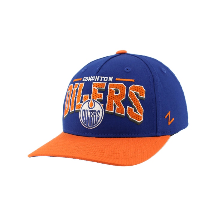 Edmonton Oilers Zephyr Royal Westward Snapback Hat