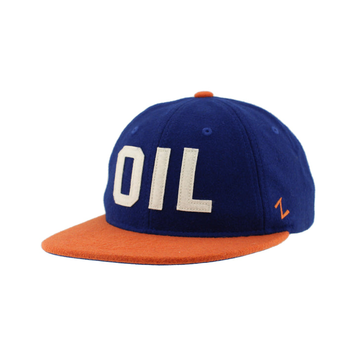 Edmonton Oilers Zephyr Royal Wool Snapback Hat