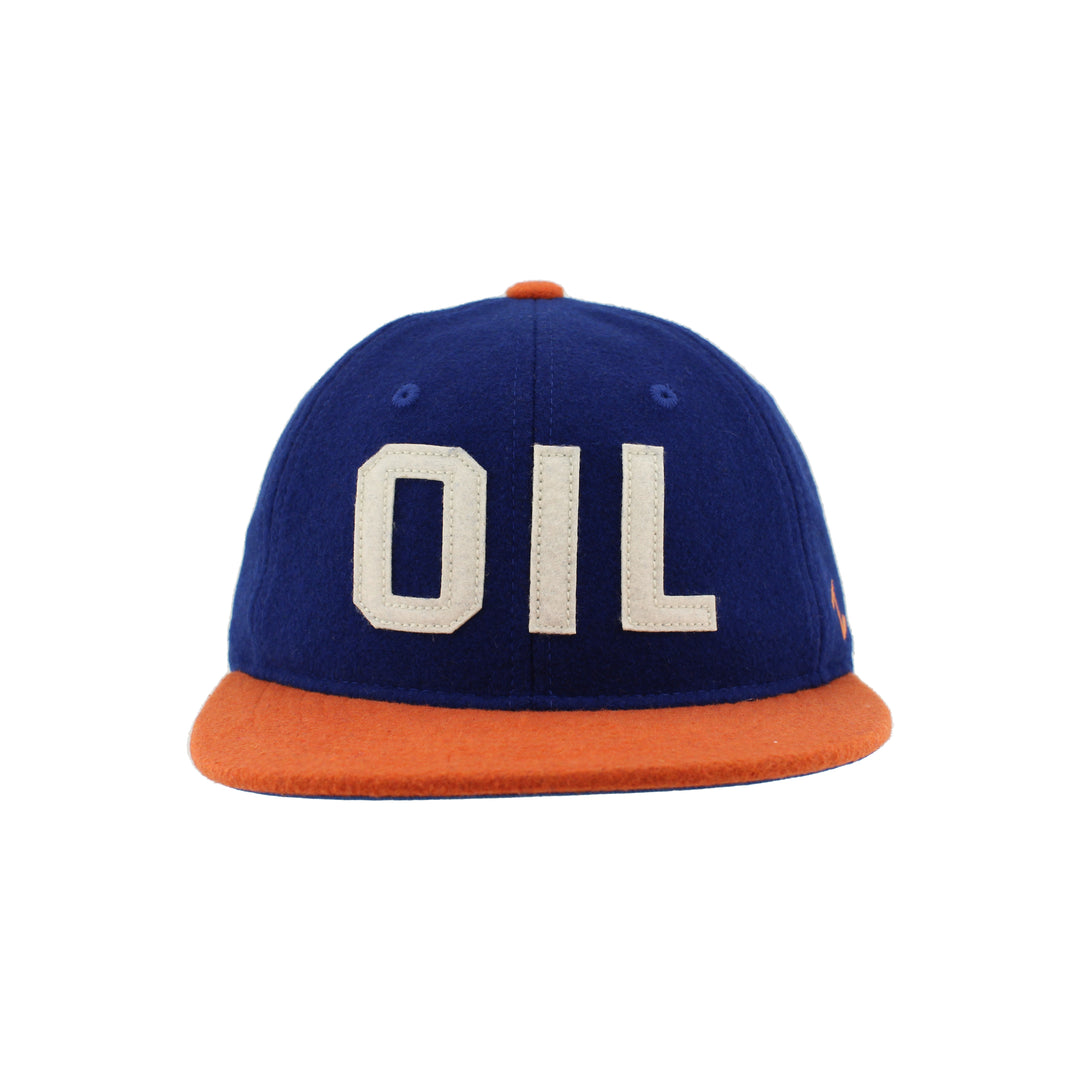 Edmonton Oilers Zephyr Royal Wool Snapback Hat