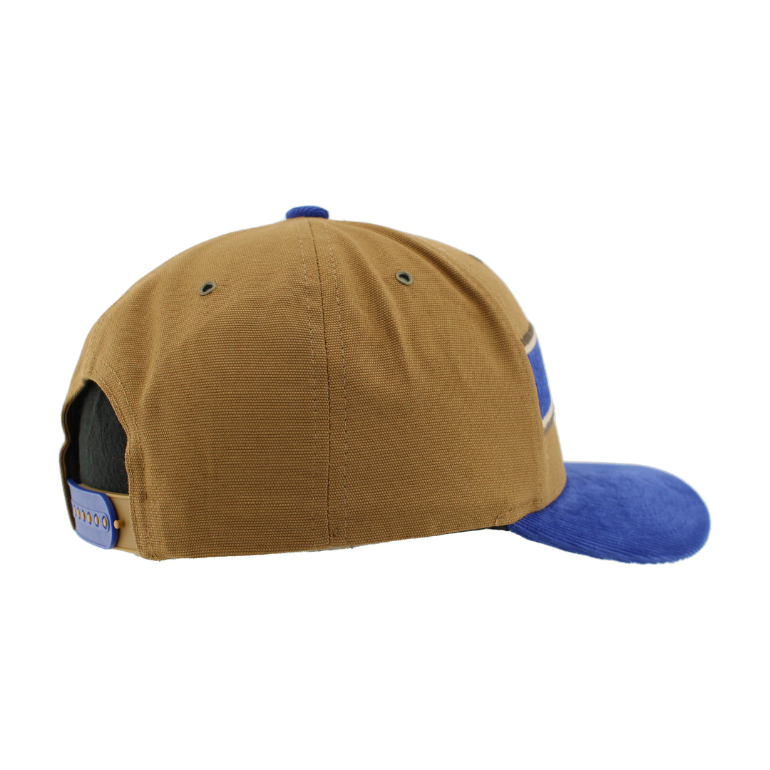 Edmonton Oilers Zephyr Royal & Brown One Time Snapback Hat