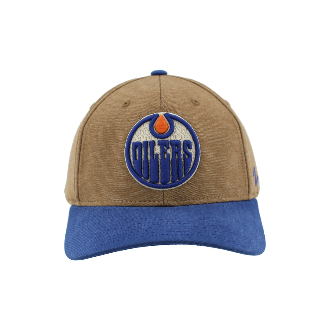 Edmonton Oilers Zephyr Walnut Flex Hat