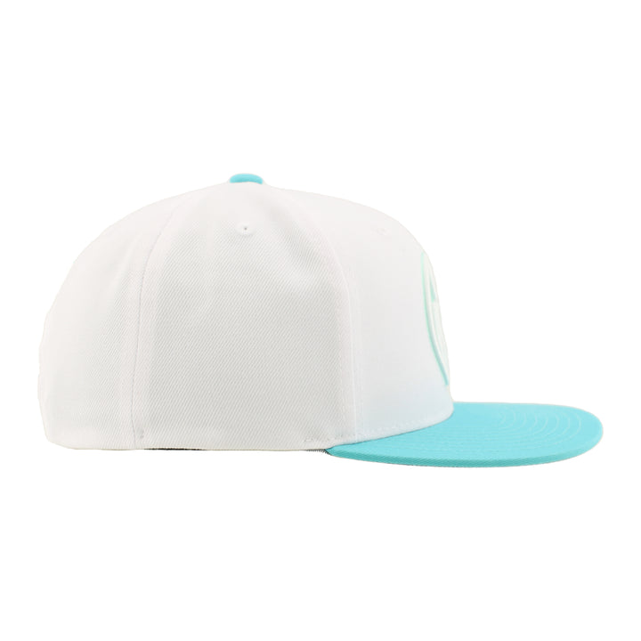 Edmonton Oilers Zephyr White Eazytiff Snapback Hat
