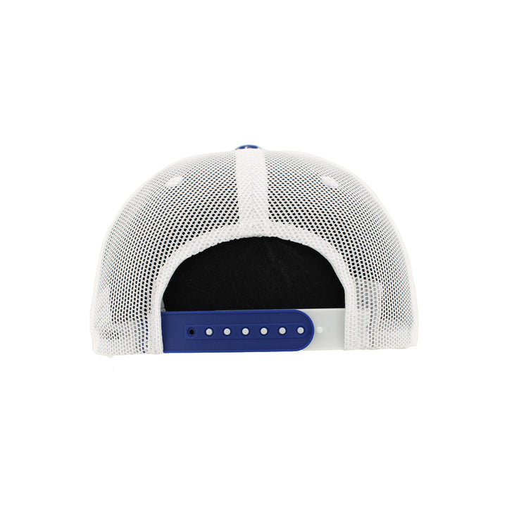 Edmonton Oilers Zephyr White Rope Steely Mesh Snapback Hat