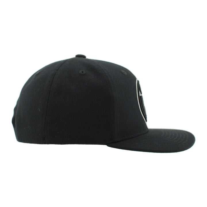 Edmonton Oilers Zephyr Black Contrast Snapback Hat