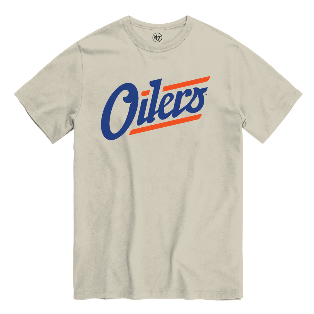 Edmonton Oilers '47 Alternate Logo Fan Cream T-Shirt