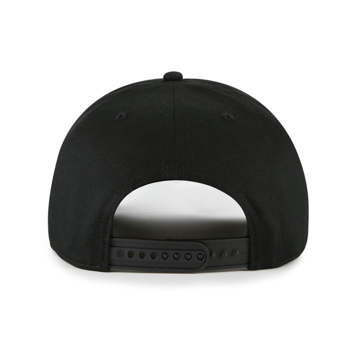 Edmonton Oilers '47 Black Break Wood Rope Hitch Snapback Hat