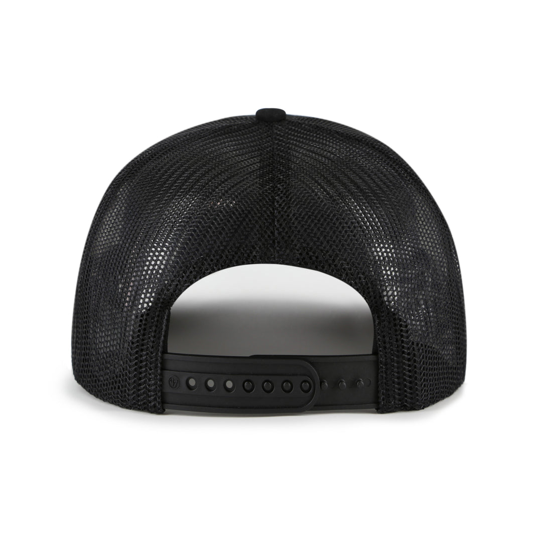 Edmonton Oilers '47 Black Tonal Hitch Mesh Snapback Hat