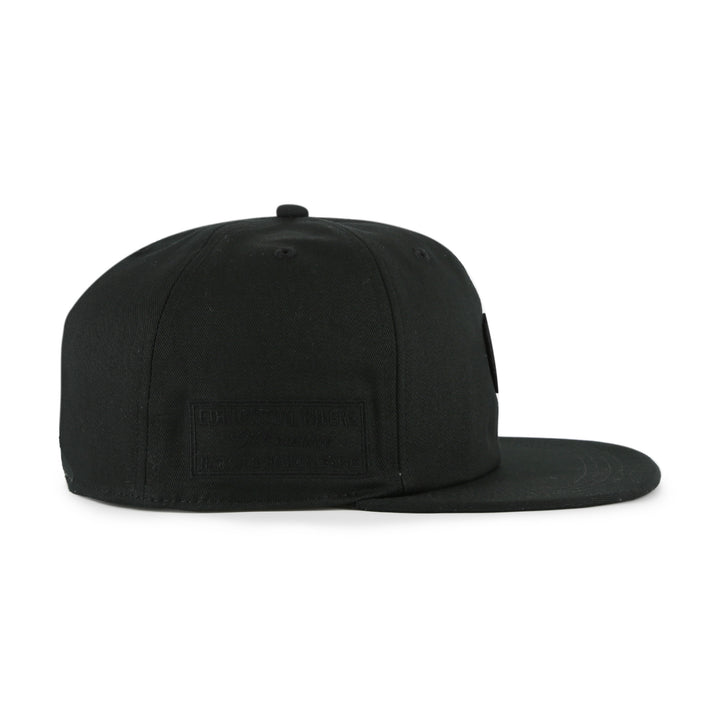 Edmonton Oilers '47 Black Tonal Micro Logo Captain Snapback Hat