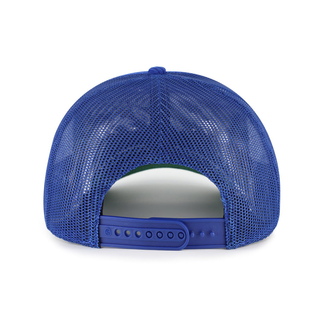 Edmonton Oilers '47 Blue Corduroy Double Header Hitch Snapback Hat