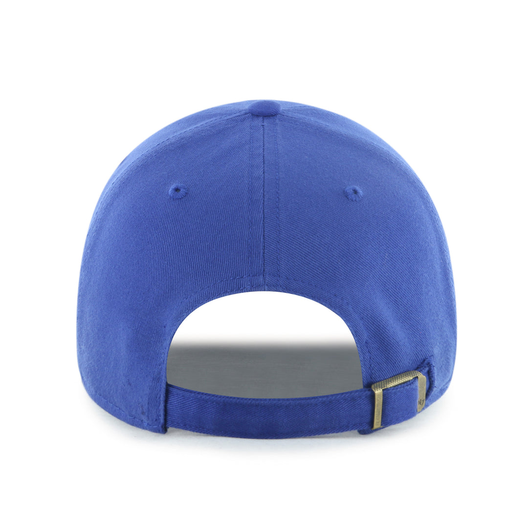 Edmonton Oilers '47 Blue Crossed Stick Clean Up Adjustable Hat