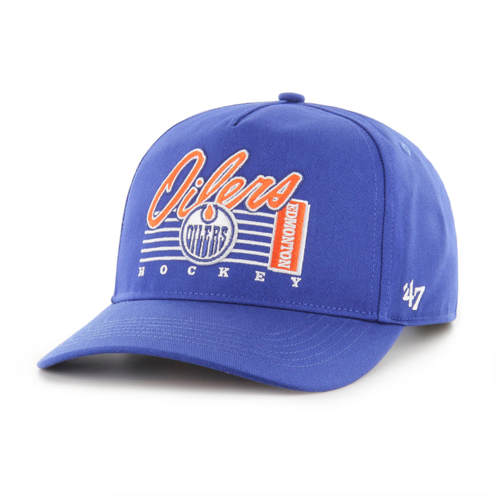 Edmonton Oilers '47 Blue Framework Hitch Snapback Hat