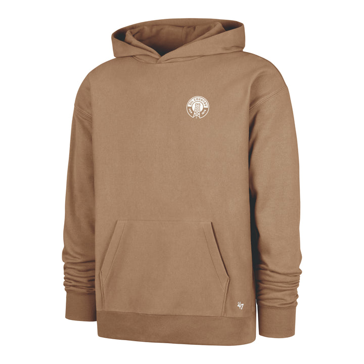 Edmonton Oilers '47 Brown Alternate Logo Triple Double Foundation Pullover Hoodie