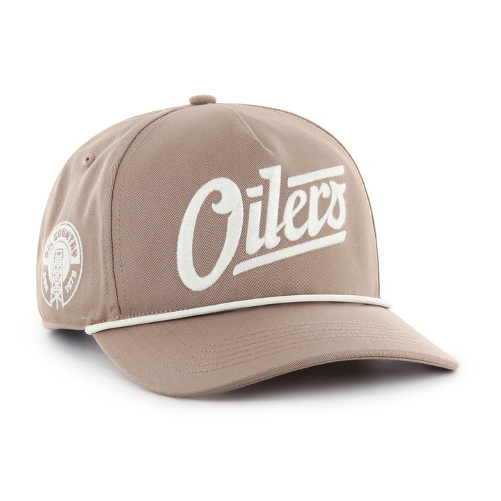 Edmonton Oilers '47 Brown Foundational Hitch RF Alternate Logo Snapback Hat