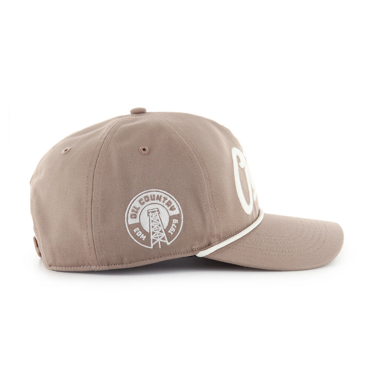 Edmonton Oilers '47 Brown Foundational Hitch RF Alternate Logo Snapback Hat