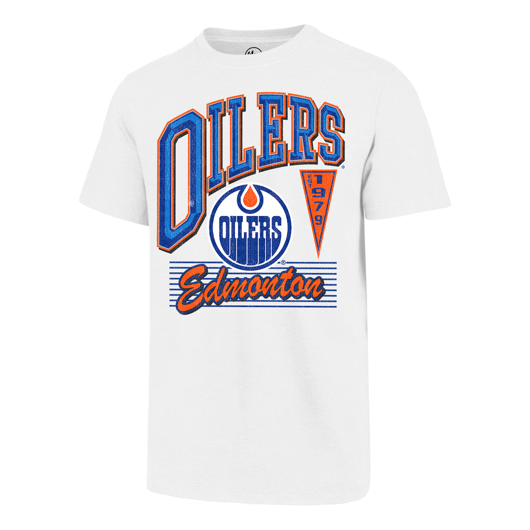 Edmonton Oilers '47 Campus White T-Shirt