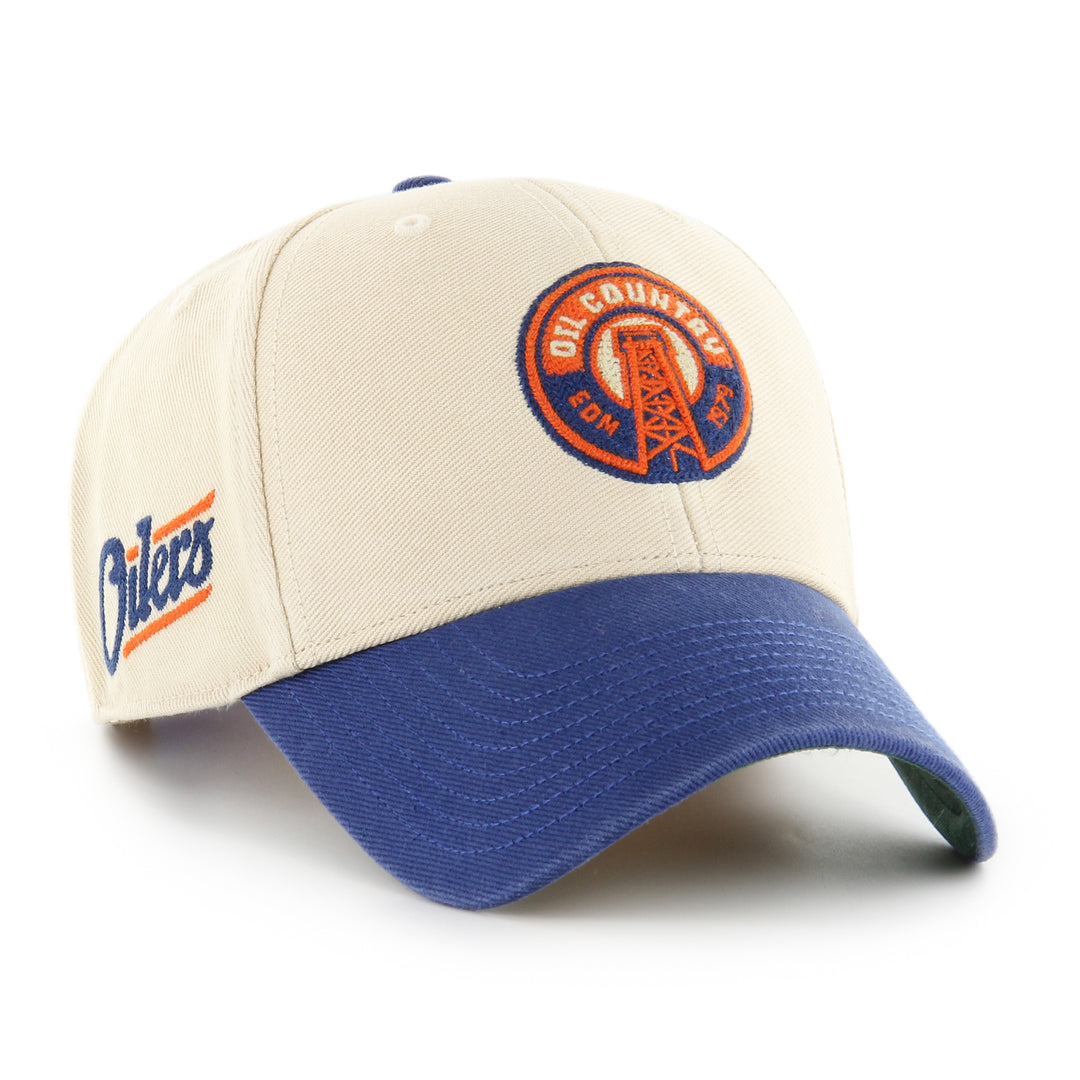 Edmonton Oilers '47 Cream Fairfield MVP Alternate Logo Snapback Hat