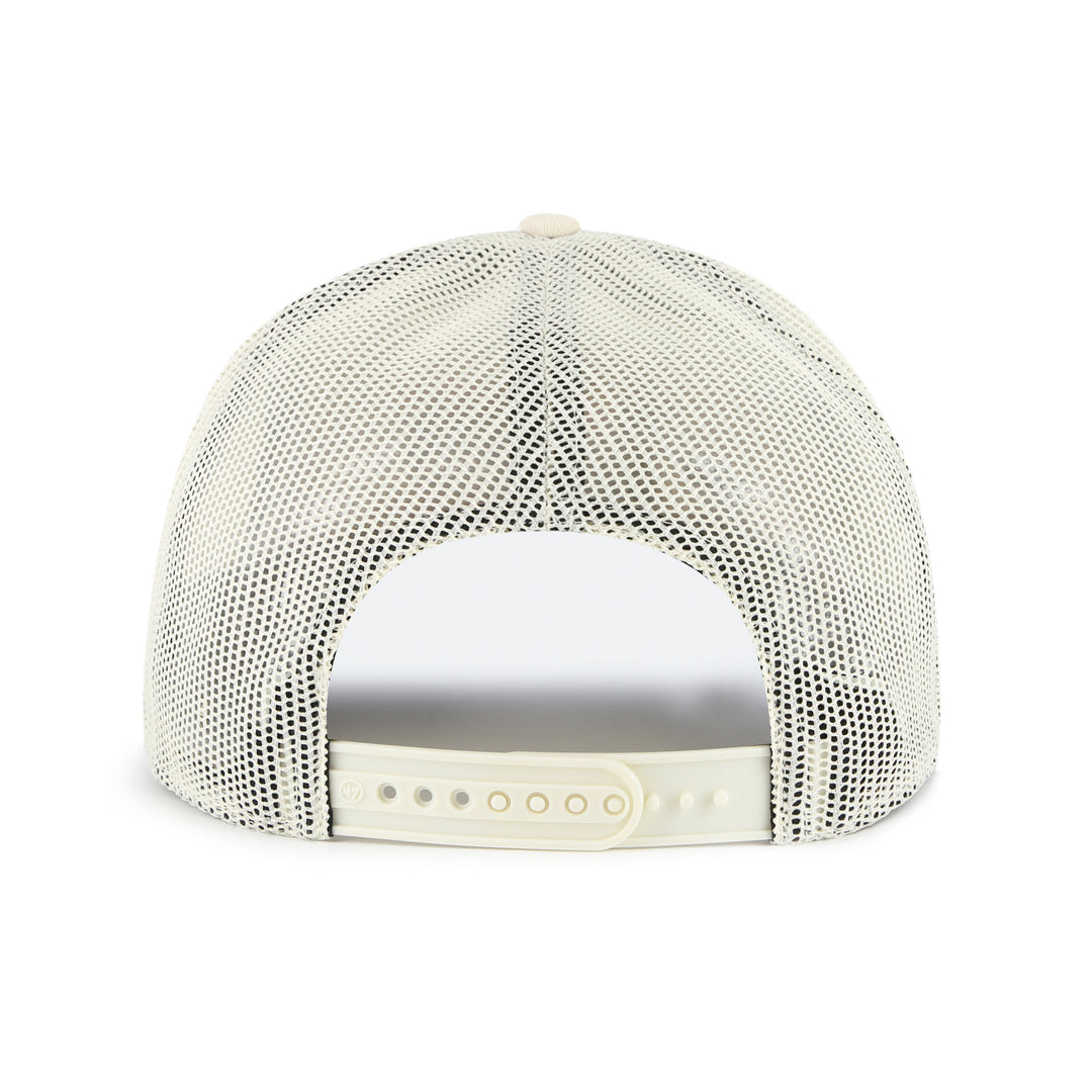Edmonton Oilers '47 Cream Foundational Hitch RF Alternate Logo Mesh Snapback Hat