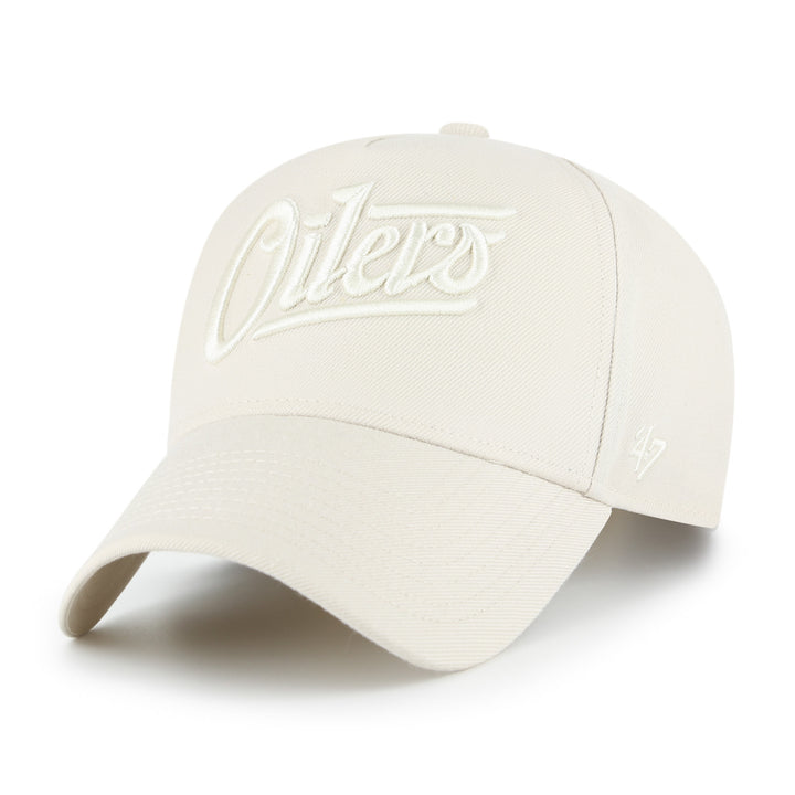 Edmonton Oilers '47 Cream Ghost Ballpark Offside DT Alternate Logo Snapback Hat