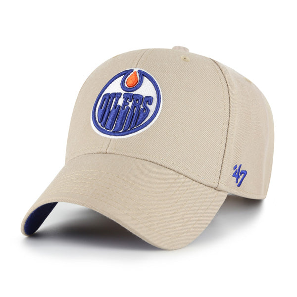 Edmonton Oilers '47 Cream Sure Shot MVP Snapback Hat