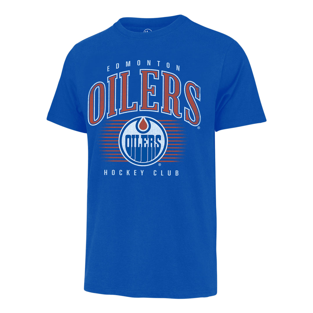 Edmonton Oilers '47 Double Header Blue T-Shirt