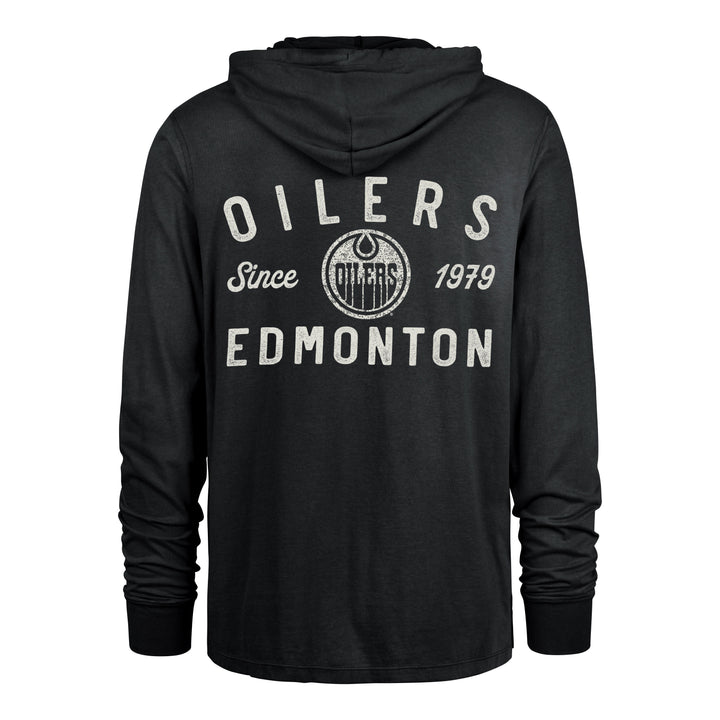 Edmonton Oilers '47 Dusted Overhand Black Hooded Shirt