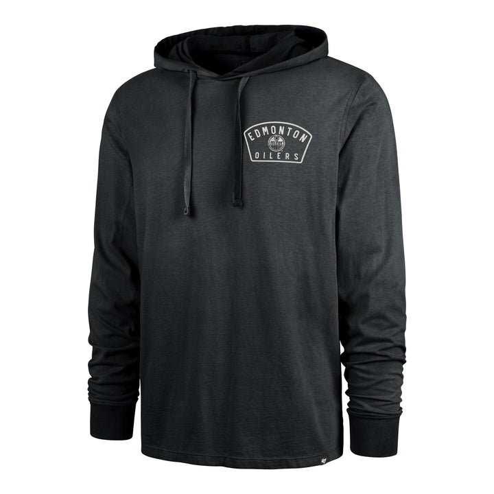 Edmonton Oilers '47 Dusted Overhand Black Hooded Shirt