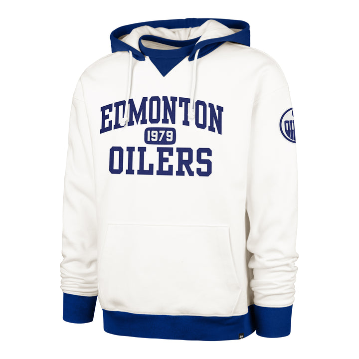Edmonton Oilers '47 Golden Age Skipper Cream Pullover Hoodie