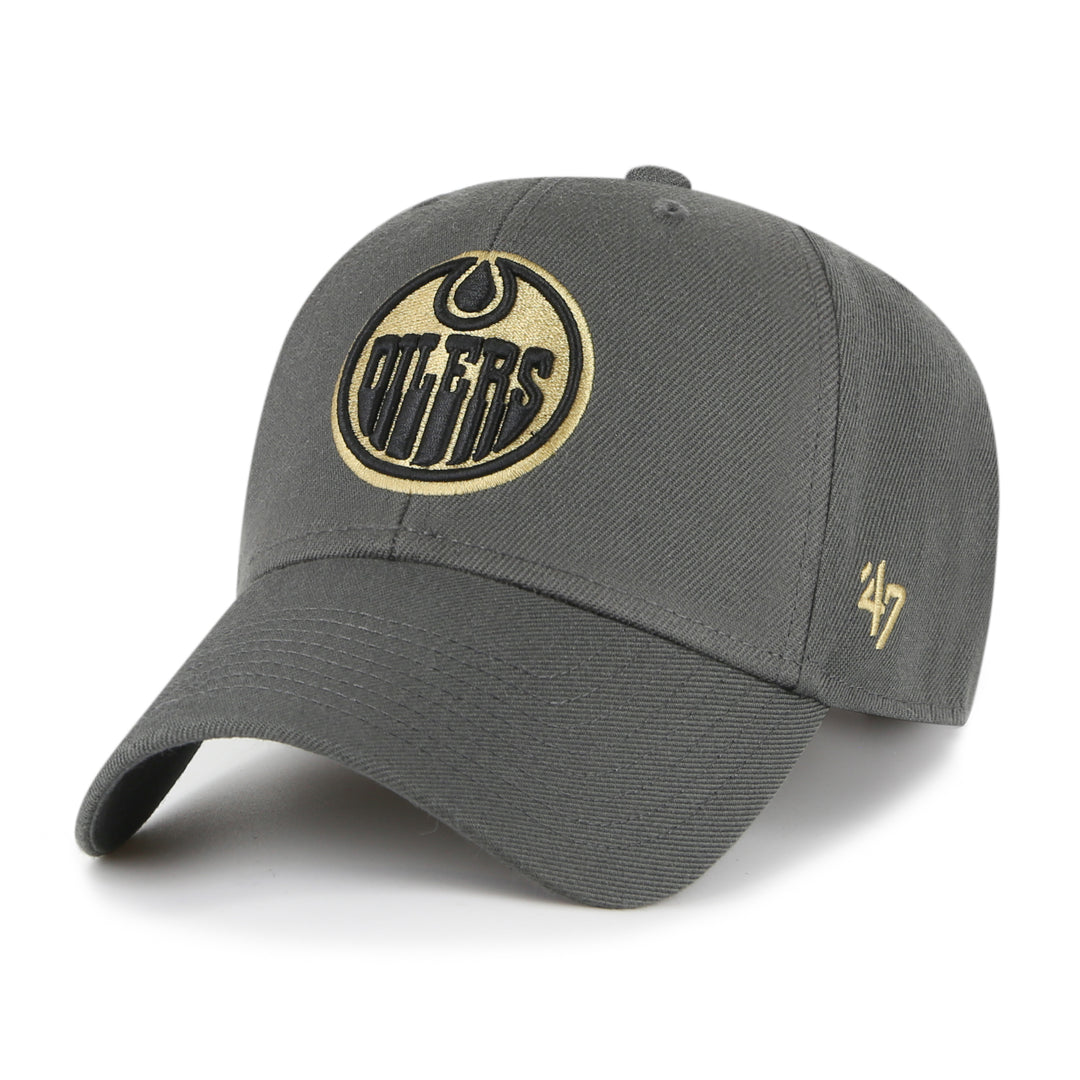 Edmonton Oilers '47 Grey Smoke Show MVP Snapback Hat