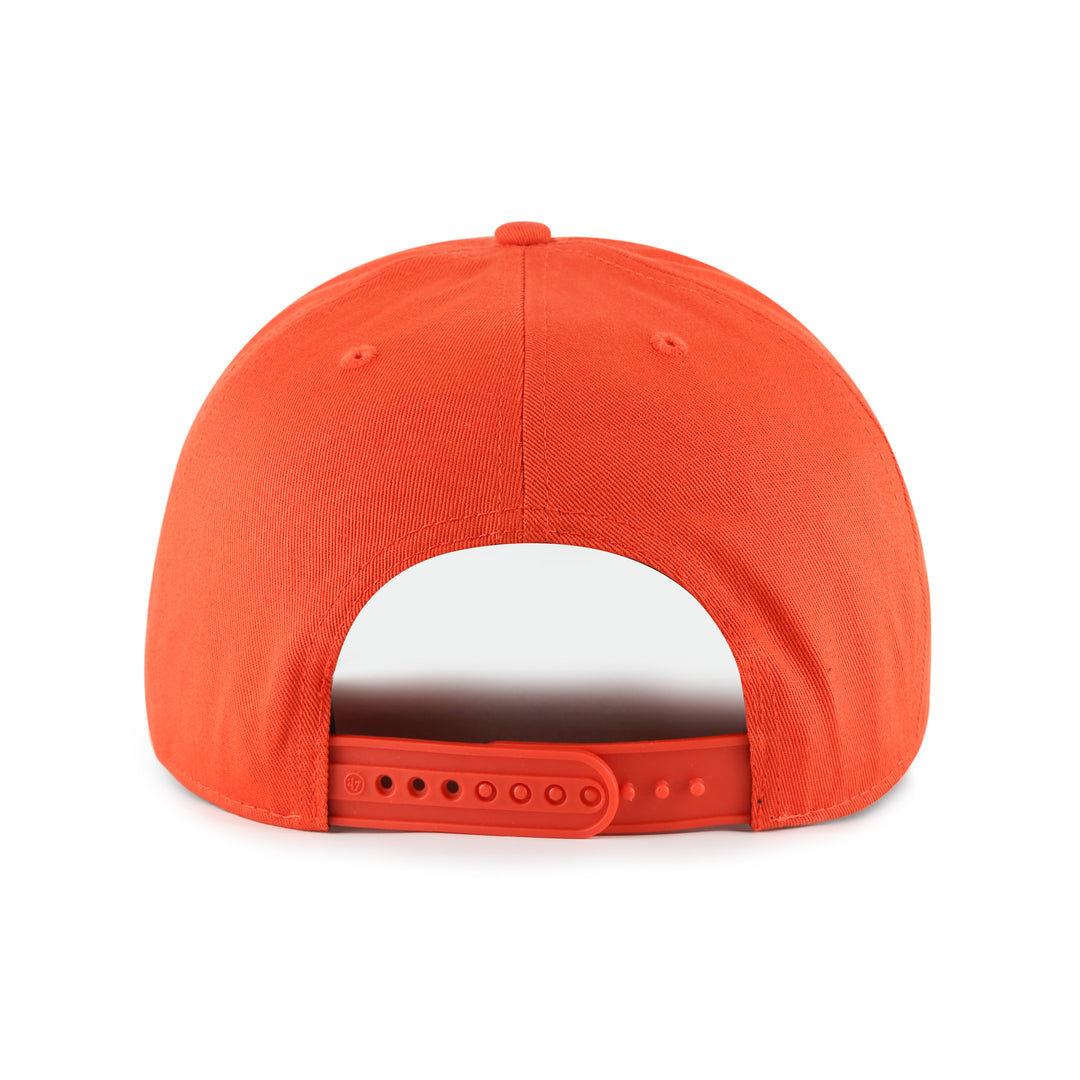 Edmonton Oilers '47 Orange Break Wood Rope Hitch Snapback Hat